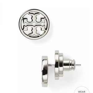 Tory Burch Circle Logo earrings!